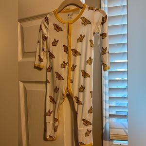 Kyte Baby Monarch Snap Romper 6-12 GUC